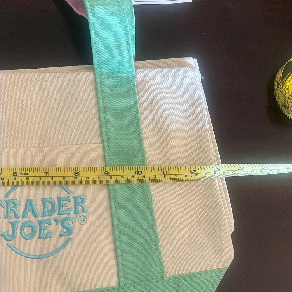 Trader Joe's Canvas Pastel Limited Tote Bags Set - Picture 9 of 9